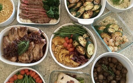 personal food prepared by a personal chef