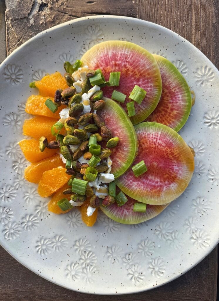 Watermelon Radish Salad